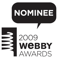 Nominated for the Webby Awards 2009